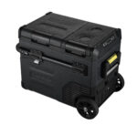 e45 car refrigerator, wheels, levers, double box, 171wh battery, compressor cooling, 20℃ dc12v/24v/ac100 240v