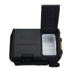 e45 car refrigerator, wheels, levers, double box, 171wh battery, compressor cooling, 20℃ dc12v/24v/ac100 240v