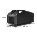 QN750 portable air conditioner, 24v dc panasonic compressor