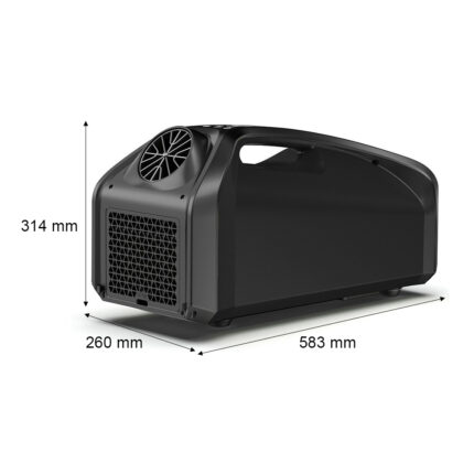 QN750 portable air conditioner, 24v dc panasonic compressor