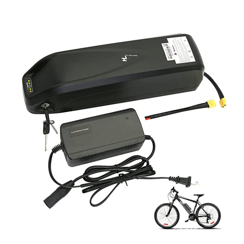 36v/48v/52v ebike battery 13ah 17.5ah 20ah hailong li ion ebike bicycle battery with charger and usb, bms protection board for100w 1500w motor