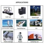 4 pack lifepo4 battery cell, 105ah 3.2v class a lithium iron phosphate deep cycle 8,000 10,000 cycles, 10 year life, powers solar systems, boats, golf carts, motors, rvs, off grid power sources