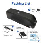 52v ebike battery 17.5ah 20ah hailong li ion ebike bicycle battery with charger and usb, bms protection board for100w 1500w motor (copy)