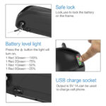 52v ebike battery 17.5ah 20ah hailong li ion ebike bicycle battery with charger and usb, bms protection board for100w 1500w motor (copy)