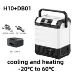 h10 car refrigerator, warm and cold, compressor cooling, 20℃ dc12v/24v/ac100 240v