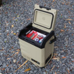 【eu stock】d10 car refrigerator, compressor cooling, 20℃ dc12v/24v/ac100 240v