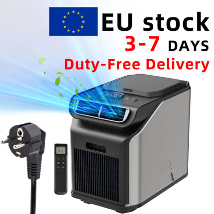 Home 【eu spot】 portable air conditioner, cooling capacity, 1.758 kw/6,000 btu,48v dc panasonic compressor