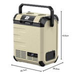 【eu stock】d18 car refrigerator, compressor cooling, 20℃ dc12v/24v/ac100 240v