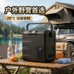 【eu stock】d18 car refrigerator, compressor cooling, 20℃ dc12v/24v/ac100 240v