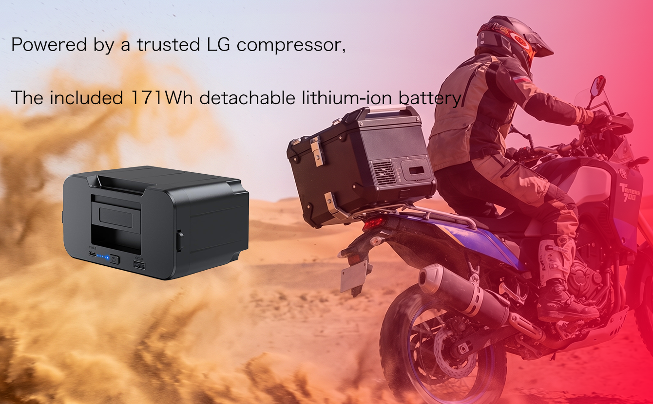 Adventure Motorcycle Fridge